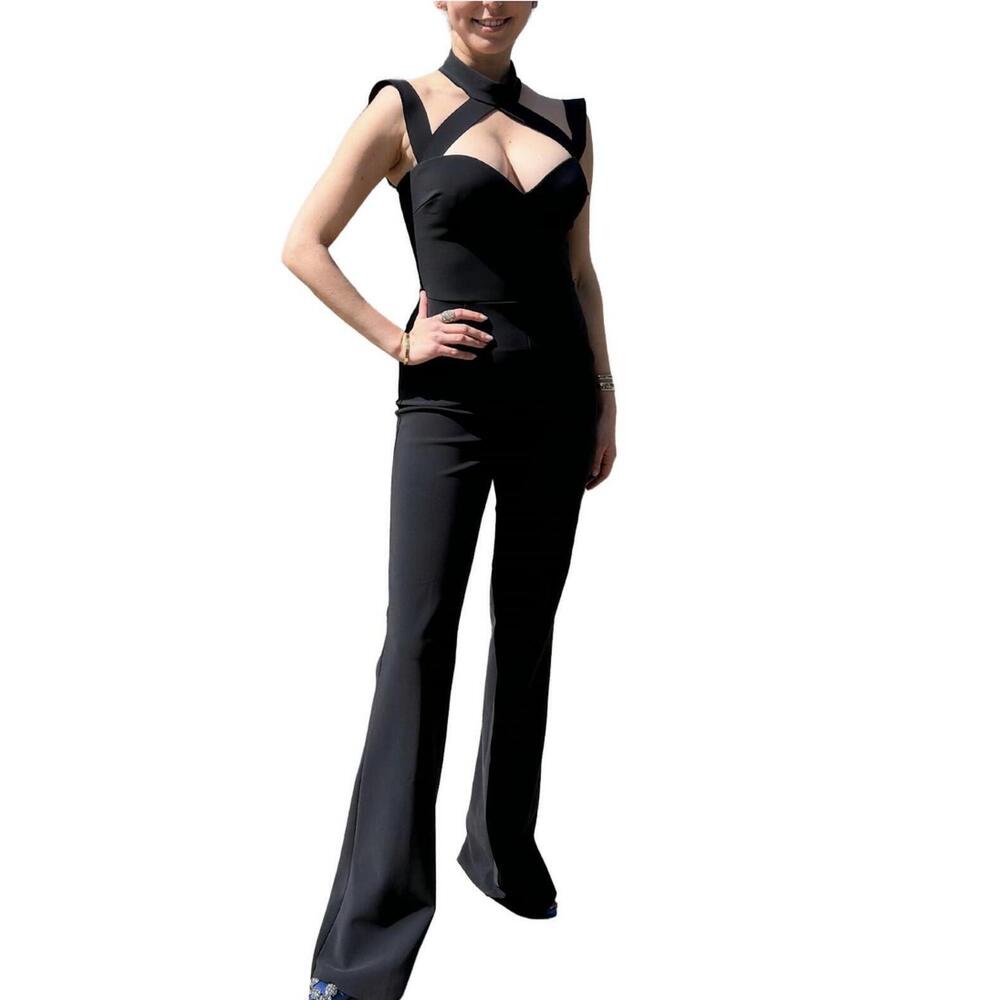 NEW CHIARA BONI shamsy jumpsuit in nero